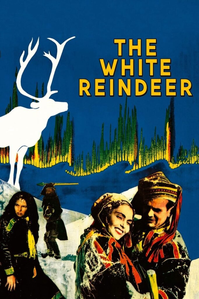 "The White Reindeer" 1952 marquee poster